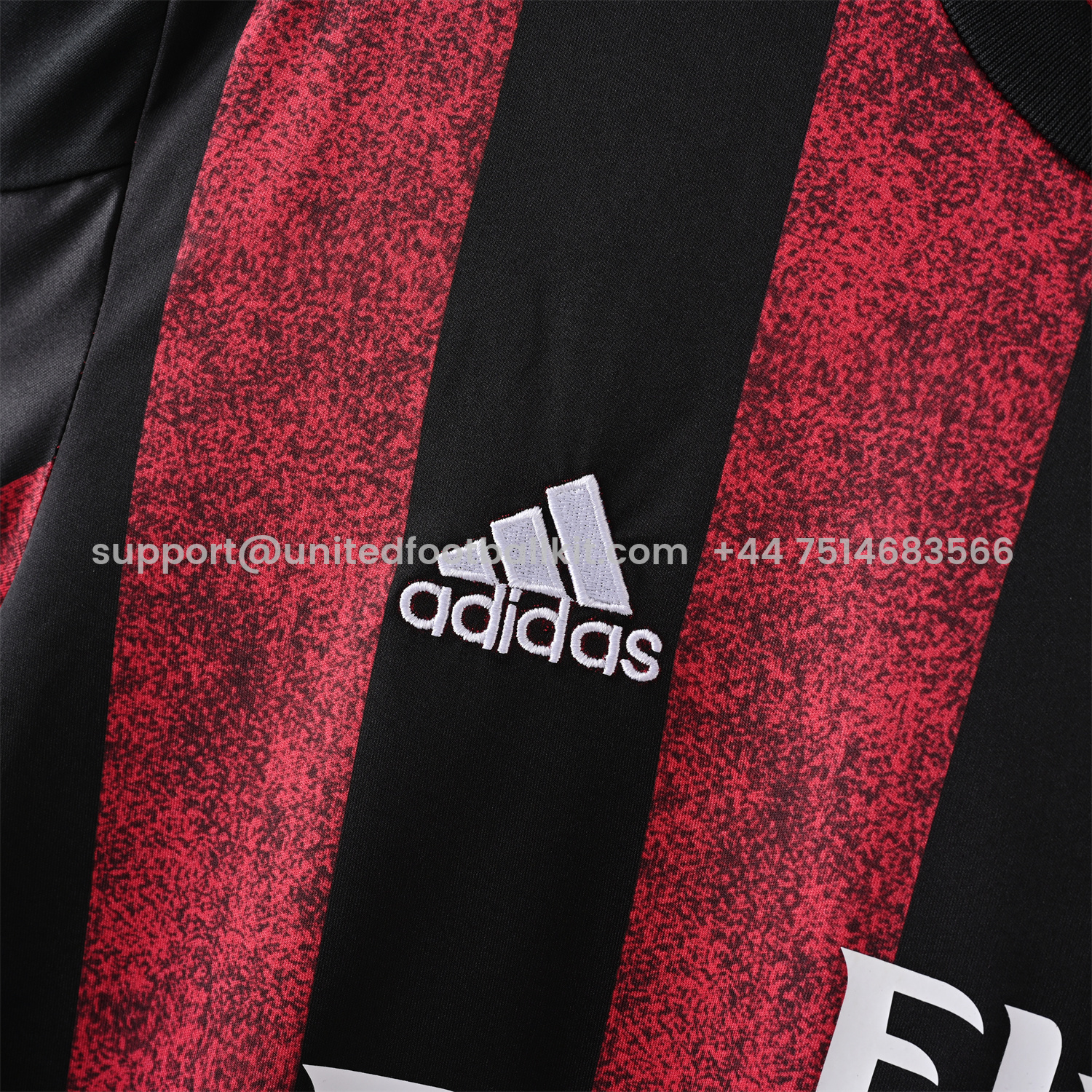 Unitedfootballkit.com | Retro AC Milan 2015-16 Home Jersey -Customize Name, Number and Patch | Worldwide Shipping