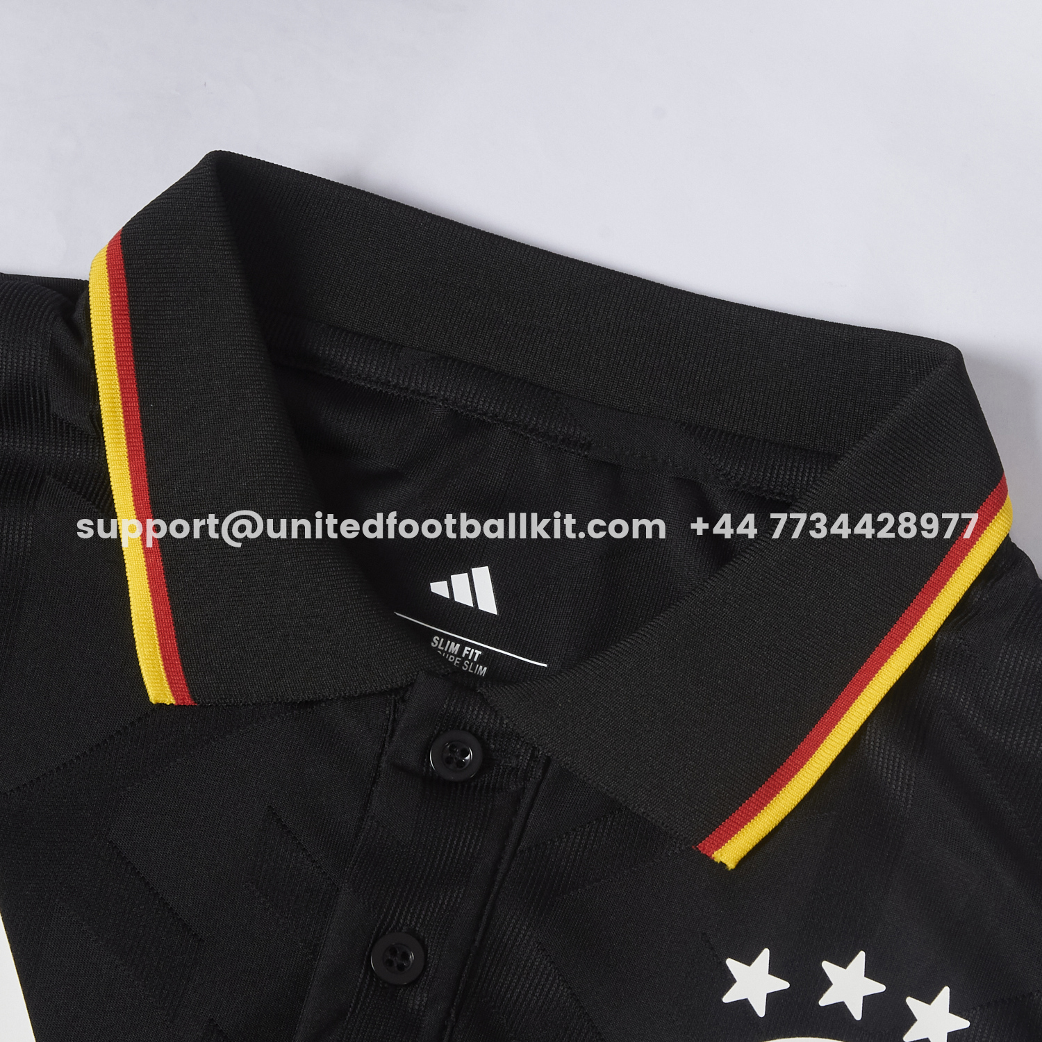 Unitedfootballkit.com | Germany 2026 Black Special Edition Polo Jersey - Player Version -Customize Name, Number and Patch | Worldwide Shipping