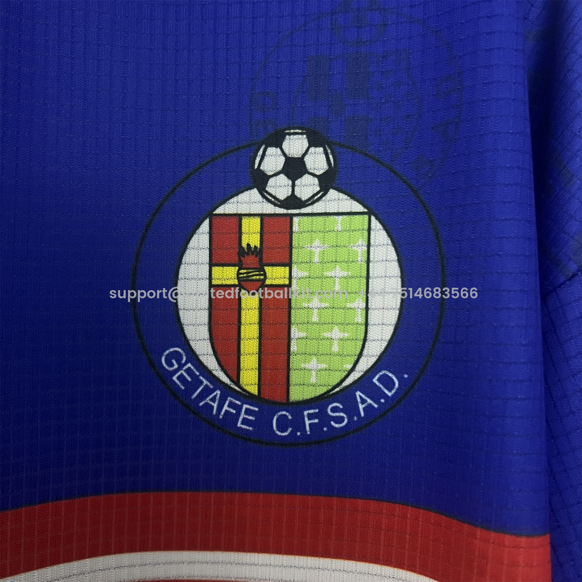 Unitedfootballkit.com | Retro Getafe CF 1998-99 Home Jersey -Customize Name, Number and Patch | Worldwide Shipping