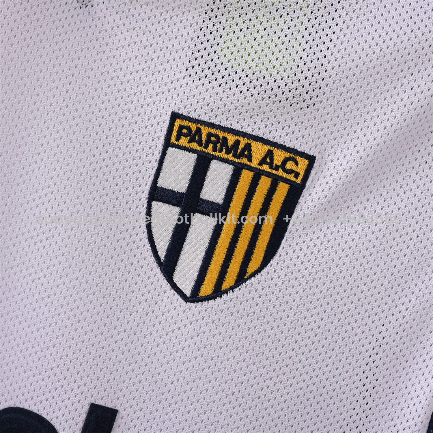 Unitedfootballkit.com | Retro Parma 2003-04 Away Jersey - Fans Version -Customize Name, Number and Patch | Worldwide Shipping