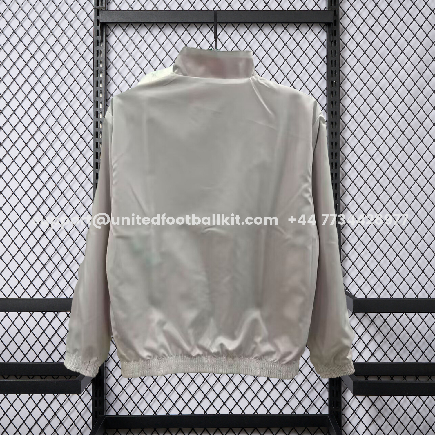 Unitedfootballkit.com | Sevilla 25-26 Double Sided Reversible Windbreaker - Red & White -Customize Name, Number and Patch | Worldwide Shipping