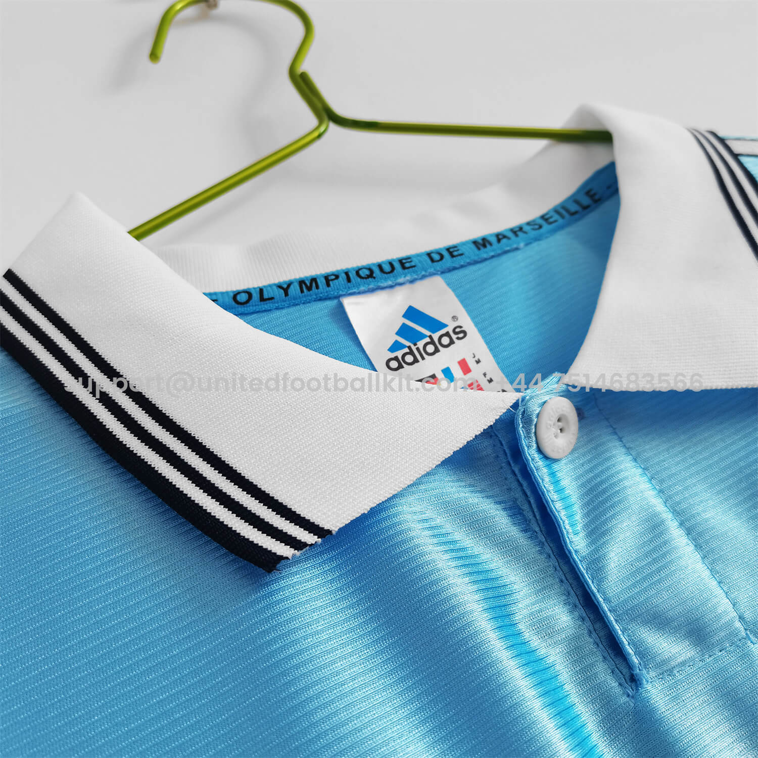 Unitedfootballkit.com | Retro Marseille 1998-99 Away Jersey -Customize Name, Number and Patch | Worldwide Shipping
