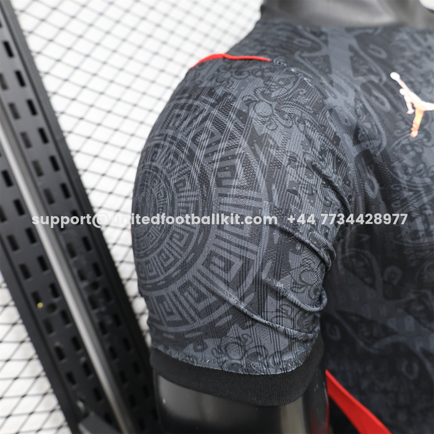 Unitedfootballkit.com | Barcelona 25-26 Jordan Black Special Jersey - Player Version -Customize Name, Number and Patch | Worldwide Shipping