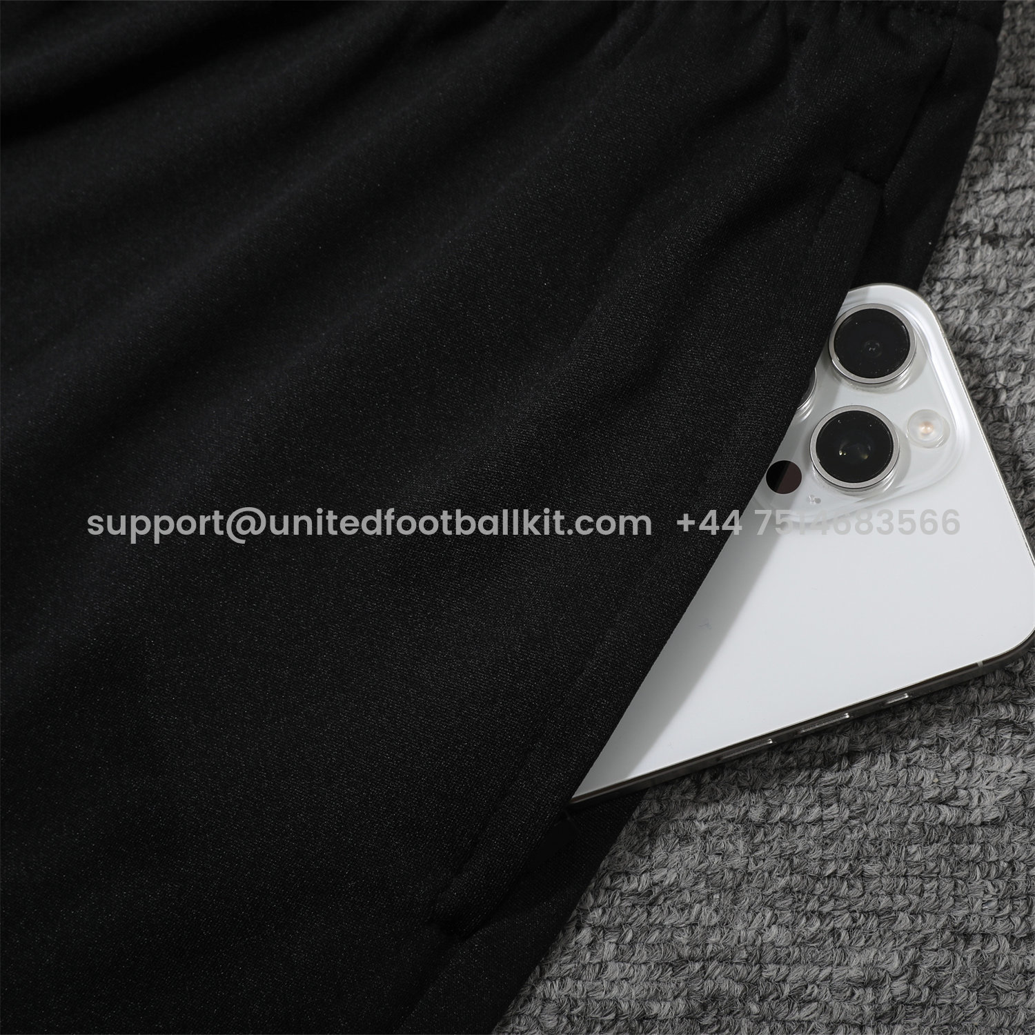 Unitedfootballkit.com | Barcelona 25-26 POLO Short-Sleeve Training Set - Black Top and Pants -Customize Name, Number and Patch | Worldwide Shipping