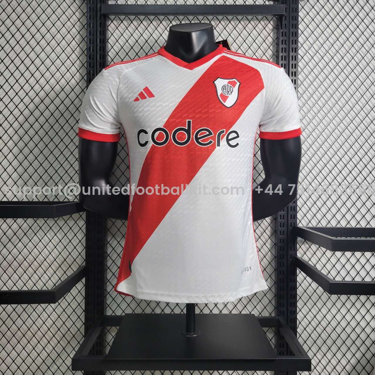 Unitedfootballkit.com | River Plate 2023 Home Stadium Jersey - Player Version -Customize Name, Number and Patch | Worldwide Shipping