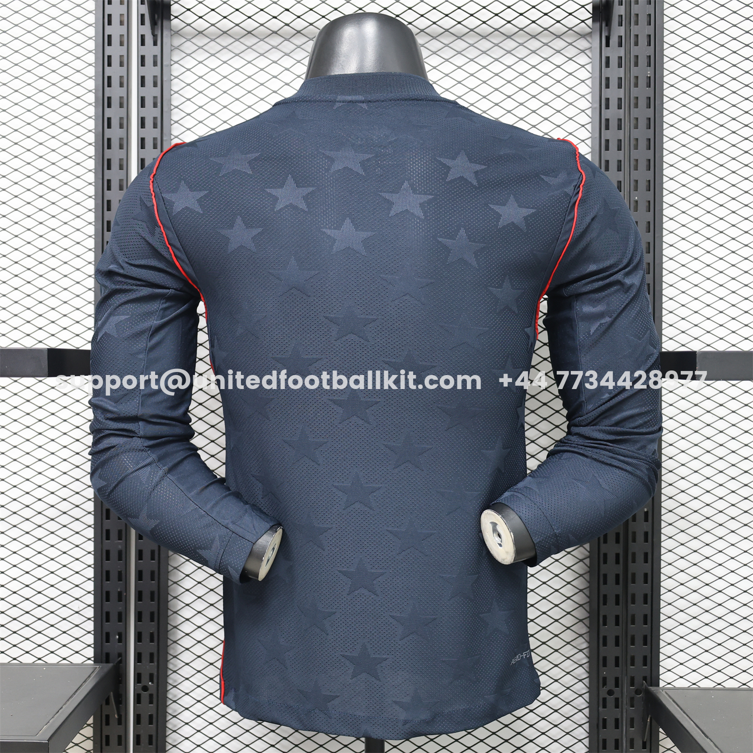Unitedfootballkit.com | United States USA 2026 Away Long Sleeves Jersey - Player Version -Customize Name, Number and Patch | Worldwide Shipping
