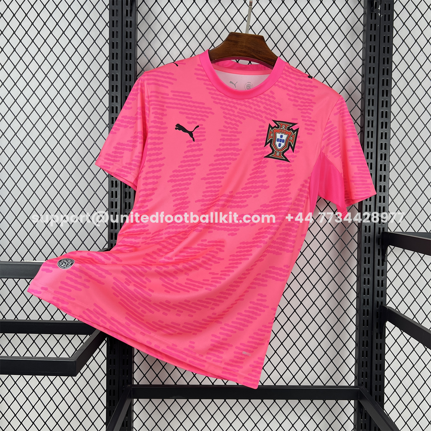 Unitedfootballkit.com | Portugal 2026 Pink Special Jersey - Fans Version -Customize Name, Number and Patch | Worldwide Shipping