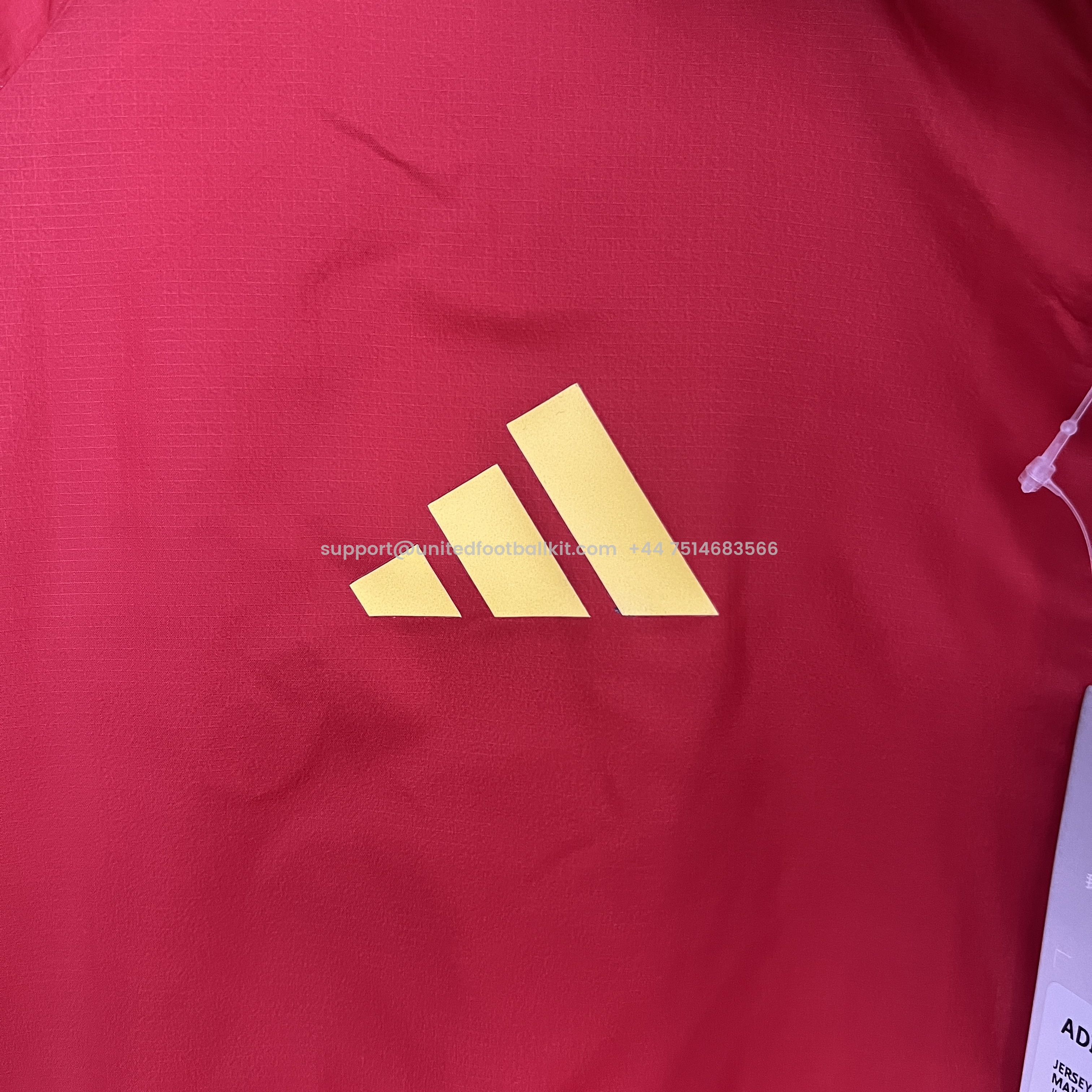 Unitedfootballkit.com | Spain 2024 Double Sided Reversible Windbreaker - Red & Yellow -Customize Name, Number and Patch | Worldwide Shipping