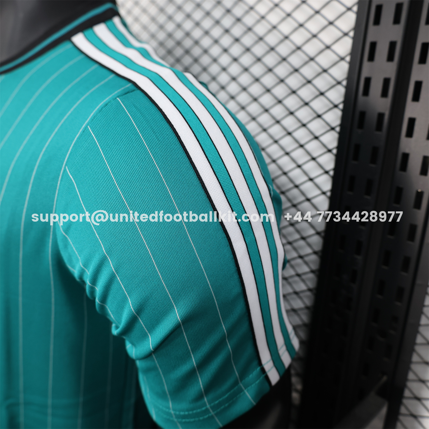 Unitedfootballkit.com | Liver.pool 25-26 Icon Range Travel Special Edition Cyan Jersey - Player Version -Customize Name, Number and Patch | Worldwide Shipping