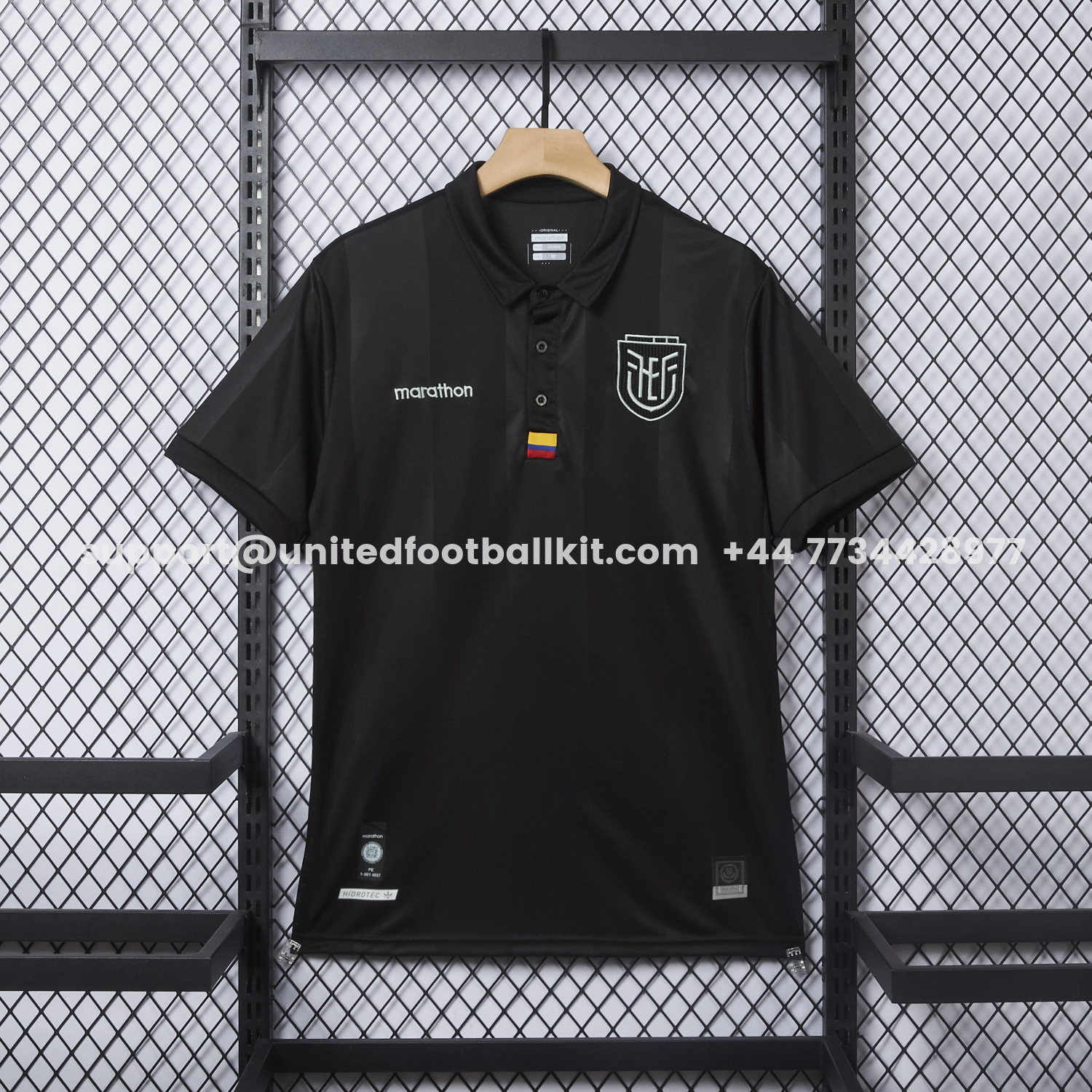 Unitedfootballkit.com | Ecuador 2025 Centenary Black Special Jersey - Fans Version -Customize Name, Number and Patch | Worldwide Shipping