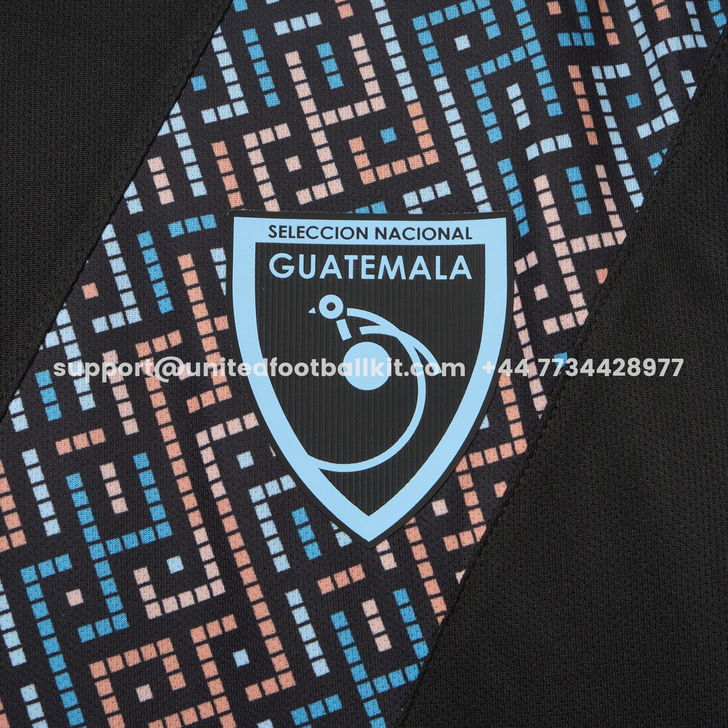 Unitedfootballkit.com | Guatemala 25-26 Third Black Jersey - Fans Version -Customize Name, Number and Patch | Worldwide Shipping