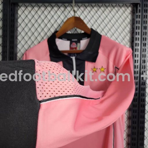 Unitedfootballkit.com | Retro Juventus 1997-98 Away Stadium Long Sleeve Jersey -Customize Name, Number and Patch | Worldwide Shipping