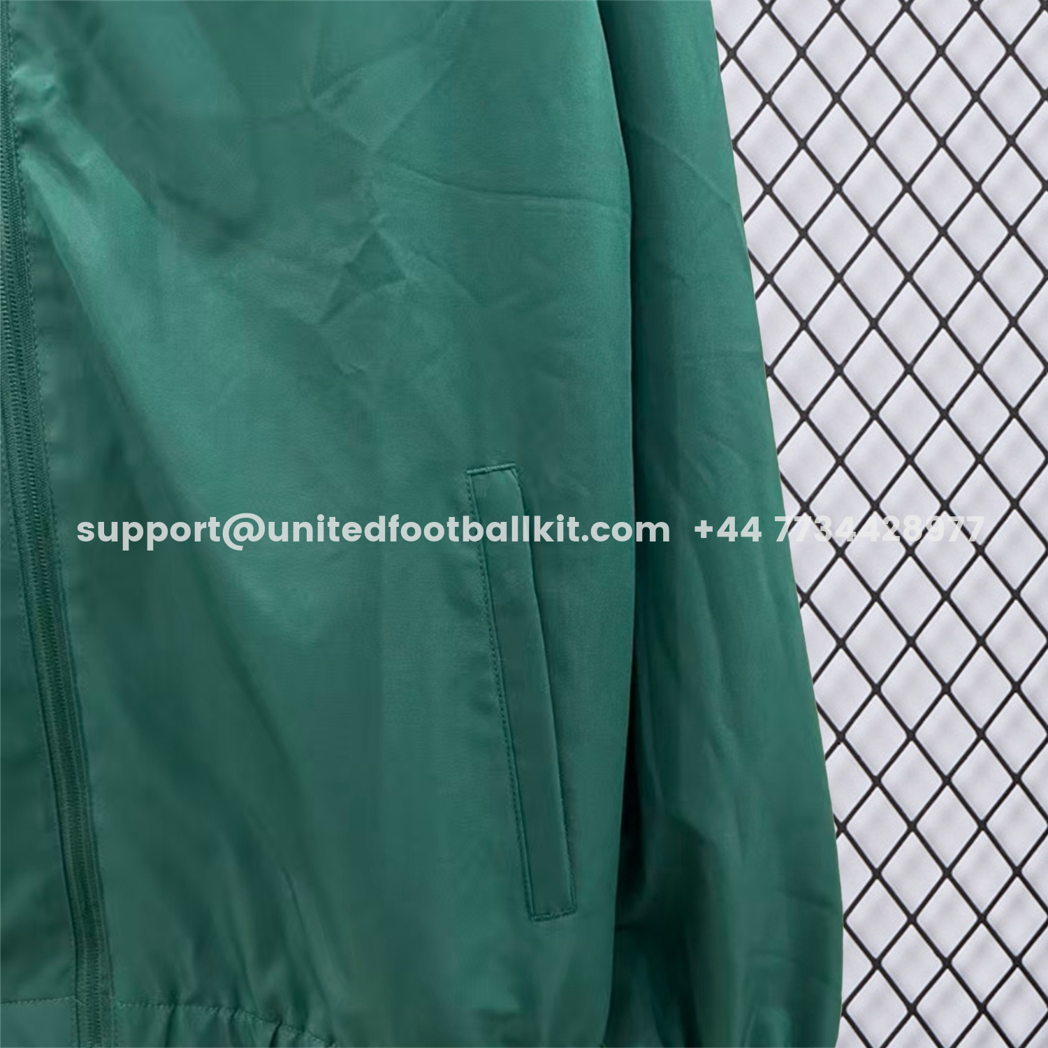Unitedfootballkit.com | Palmeiras 25-26 Training Windbreaker Jacket - Green -Customize Name, Number and Patch | Worldwide Shipping