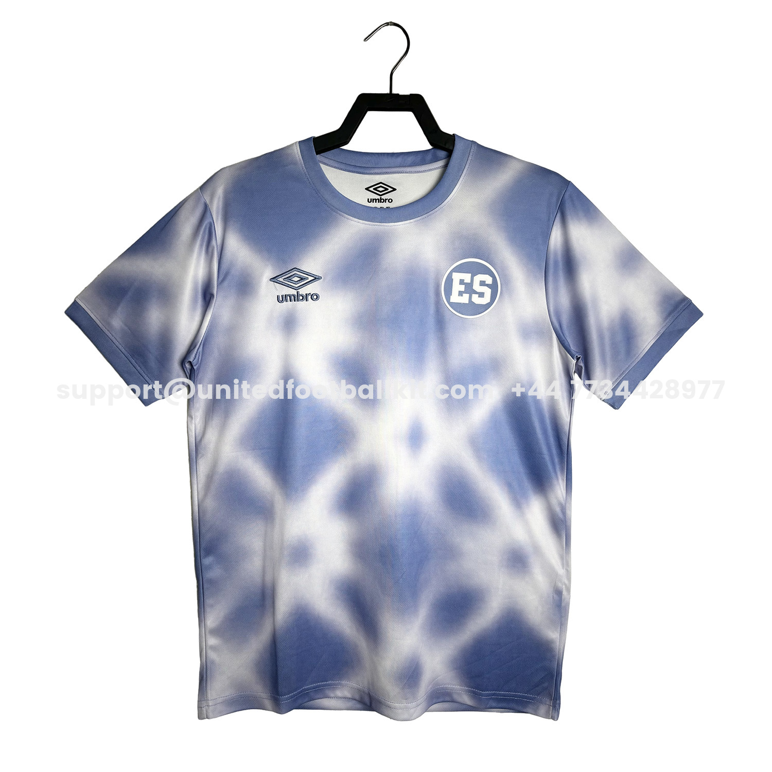 Unitedfootballkit.com | El Salvador 2025-26 Blue Pre-Match Jersey - Fans Version -Customize Name, Number and Patch | Worldwide Shipping