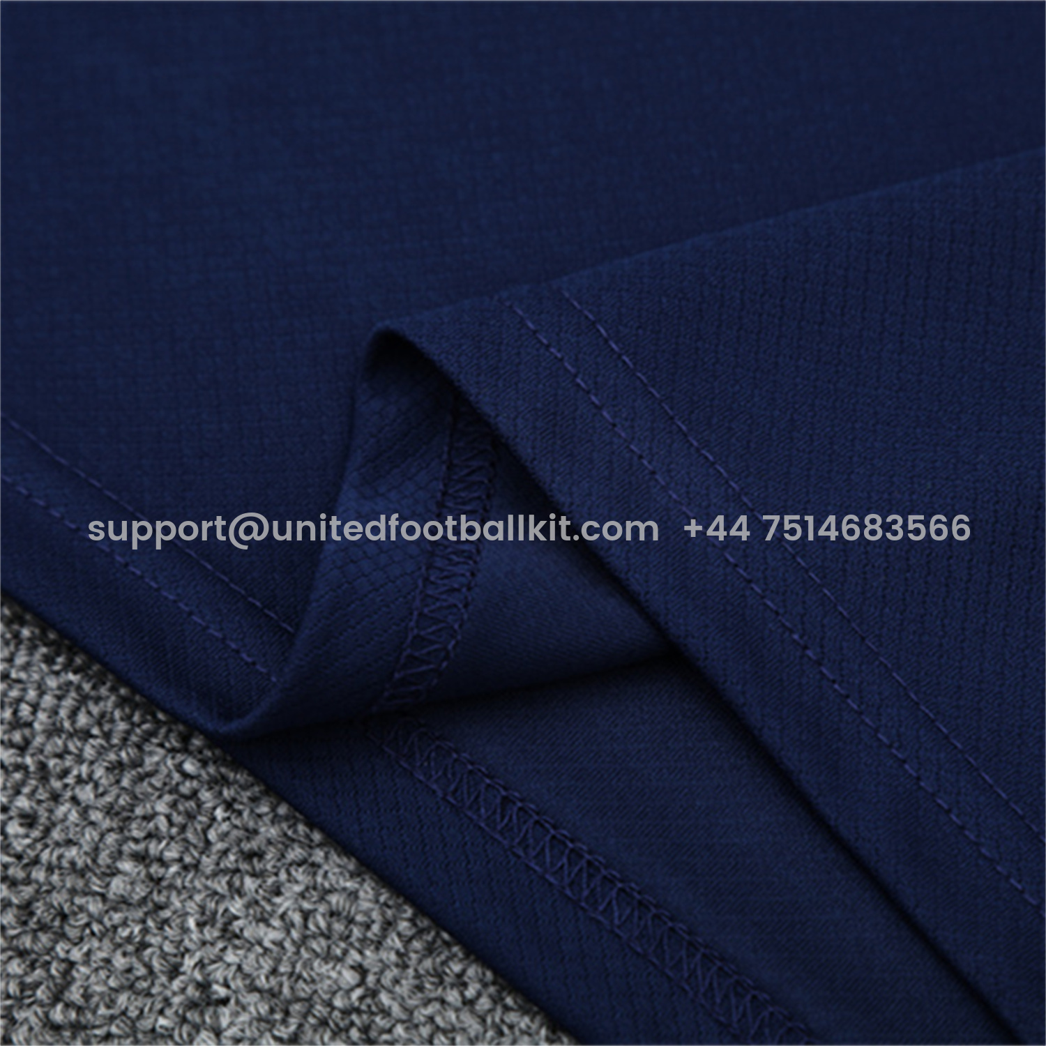 Unitedfootballkit.com | Atletico Madrid 25-26 Short-Sleeve Training Set - Royal Blue -Customize Name, Number and Patch | Worldwide Shipping