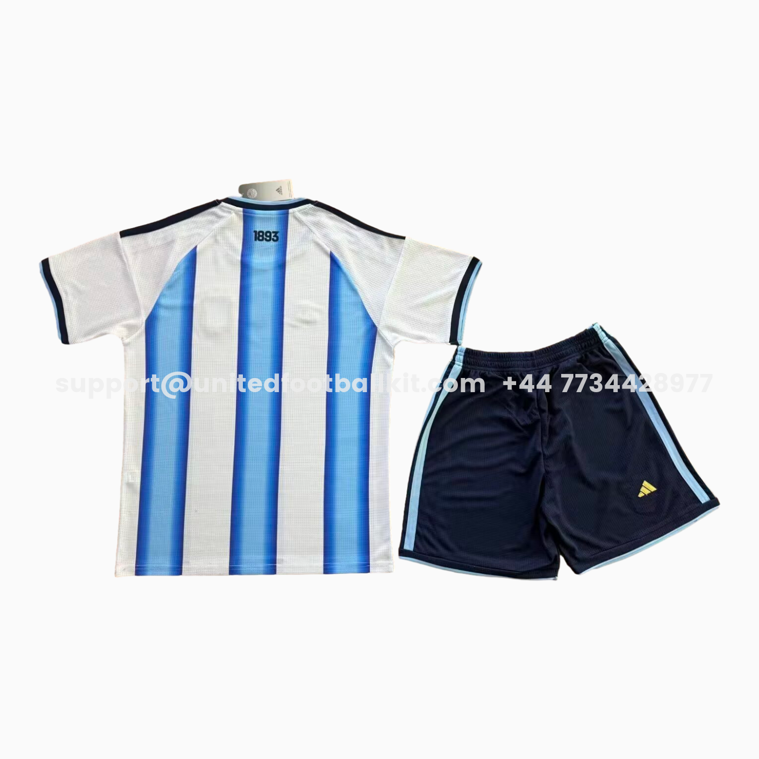 Unitedfootballkit.com | Argentina 2026 Home Kids Kit - With Chest Patch -Customize Name, Number and Patch | Worldwide Shipping