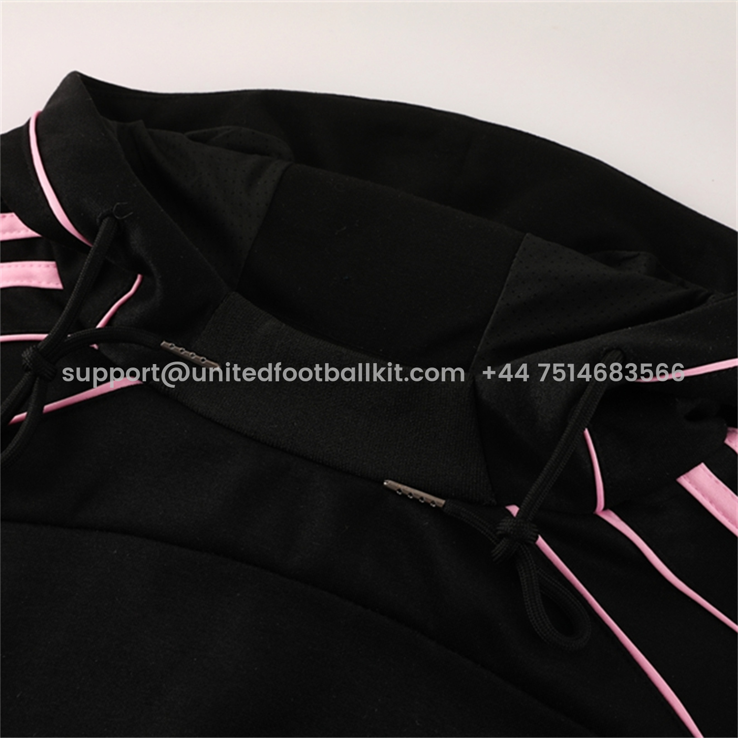 Unitedfootballkit.com | INT M.A.M 25-26 Long Sleeves Training Hoodie Set - Black Hoodie + Pants -Customize Name, Number and Patch | Worldwide Shipping