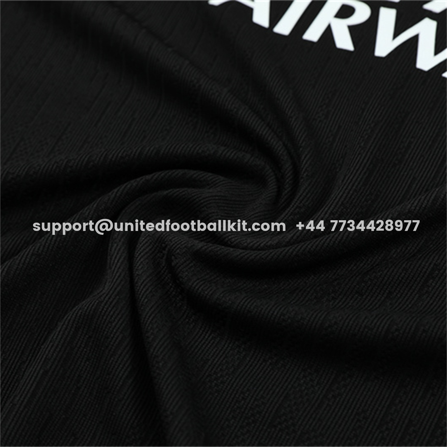 Unitedfootballkit.com | Paris Saint-Germain PSG 25-26 Jordan Long Sleeve Training Set - Pure Black Top & Pants -Customize Name, Number and Patch | Worldwide Shipping