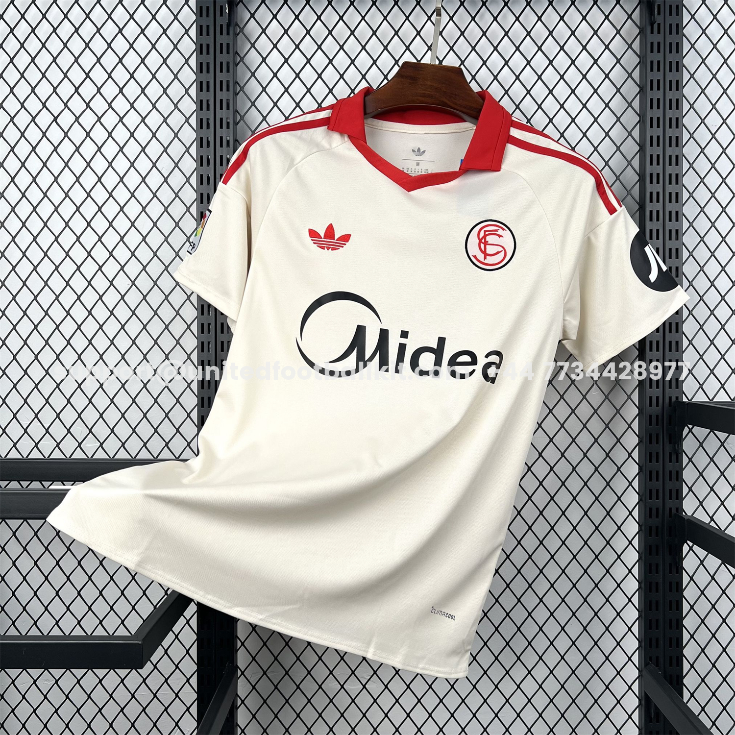 Unitedfootballkit.com | Sevilla 25-26 Retro Style Jersey - Fans Version -Customize Name, Number and Patch | Worldwide Shipping