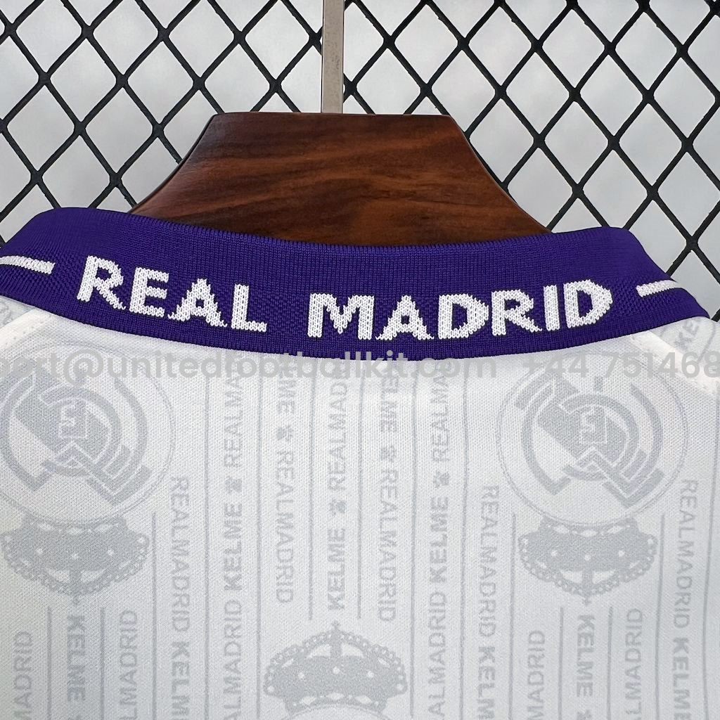 Unitedfootballkit.com | Retro Real Madrid 96-97 Third Away Jersey -Customize Name, Number and Patch | Worldwide Shipping