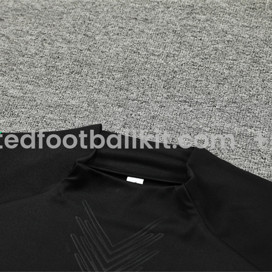 Unitedfootballkit.com | Arsenal 24-25 Long Sleeve Training Set - Player Version - Black -Customize Name, Number and Patch | Worldwide Shipping