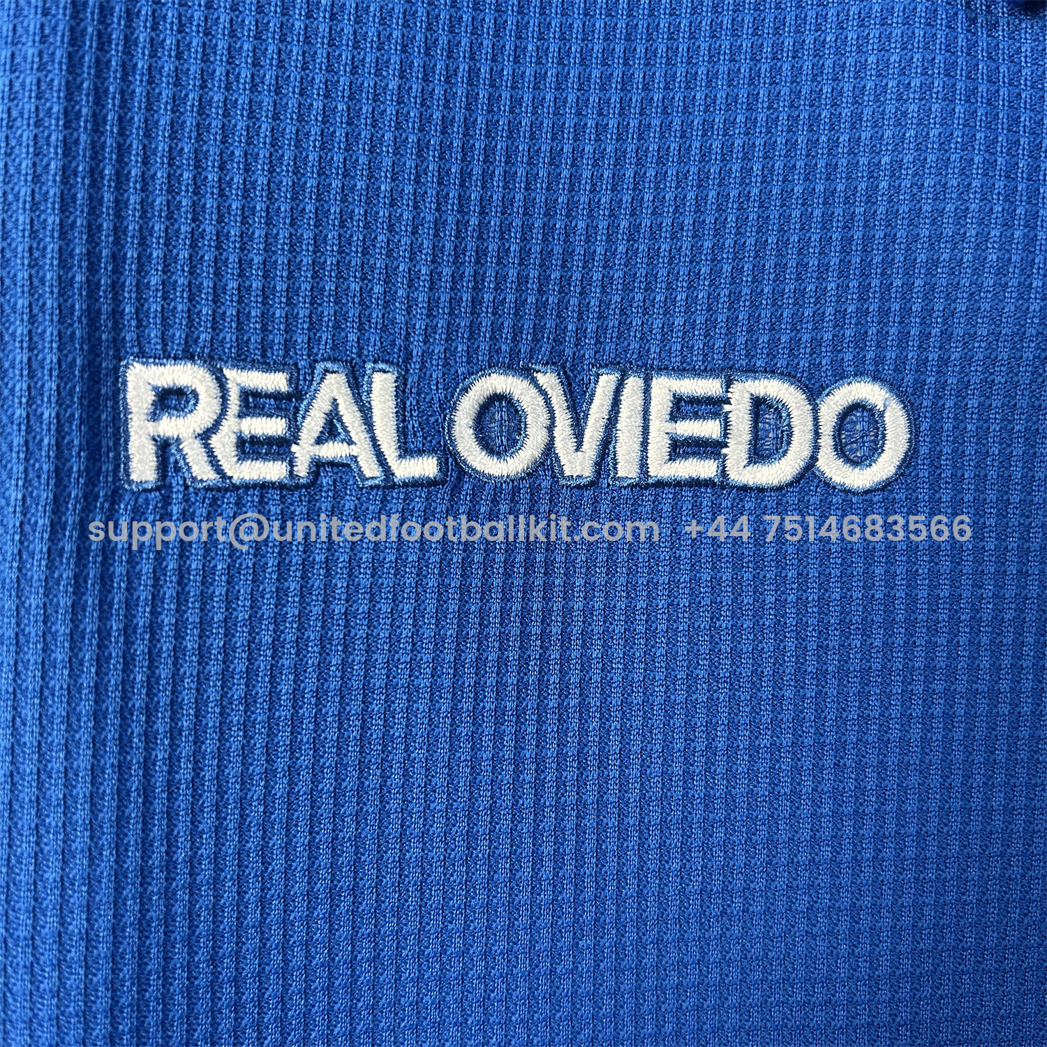 Unitedfootballkit.com | Retro Real Oviedo Vetusta 1996-97 Cope Del Rey Special Edition Jersey -Customize Name, Number and Patch | Worldwide Shipping