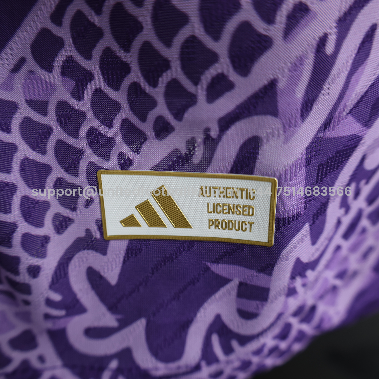 Unitedfootballkit.com | Real Madrid 24-25 Purple Loong POLO Jersey - Player Version -Customize Name, Number and Patch | Worldwide Shipping