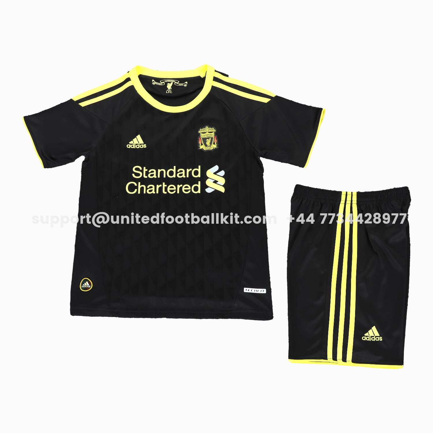Unitedfootballkit.com | Retro Liver.pool 2010-11 Third Kids KitKit -Customize Name, Number and Patch | Worldwide Shipping