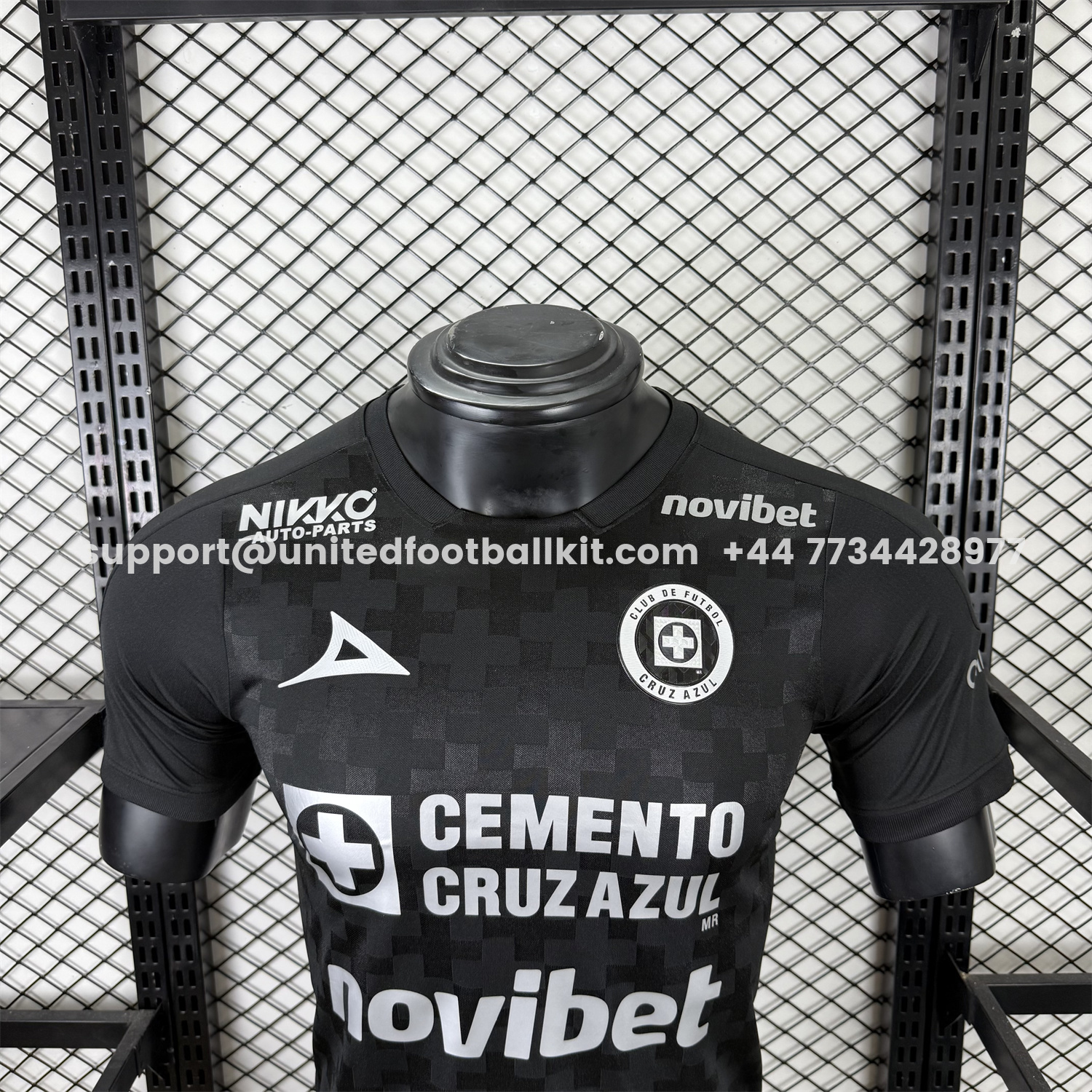 Unitedfootballkit.com | Cruz Azul 25-26 Third Black Jersey - Player Version -Customize Name, Number and Patch | Worldwide Shipping