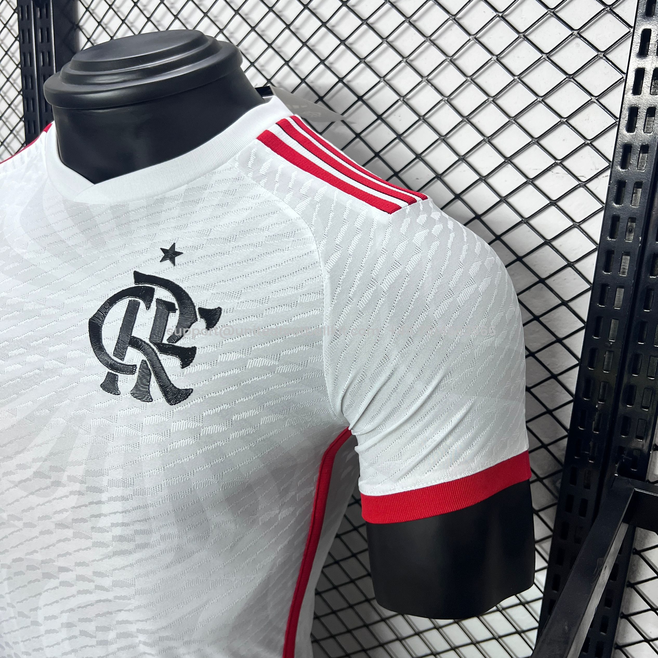 Unitedfootballkit.com | Flamengo 2024 Away Stadium Jersey - Player Version -Customize Name, Number and Patch | Worldwide Shipping