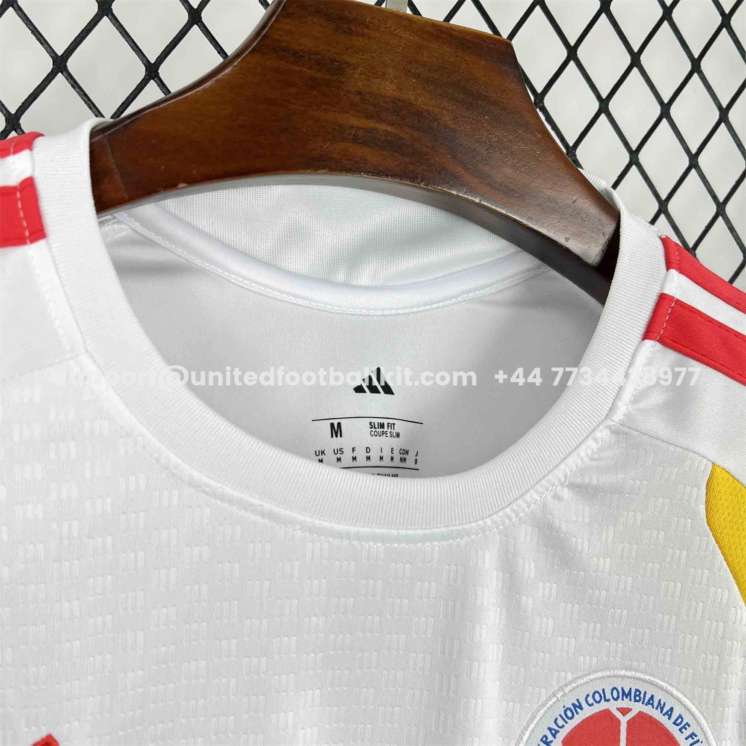 Unitedfootballkit.com | Colombia 2026 White Pre-Match Training Jersey - Fans Version -Customize Name, Number and Patch | Worldwide Shipping