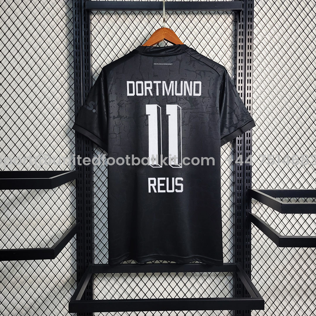 Unitedfootballkit.com | Retro Dortmund 2022-23 Black Special Edition Jersey -Customize Name, Number and Patch | Worldwide Shipping