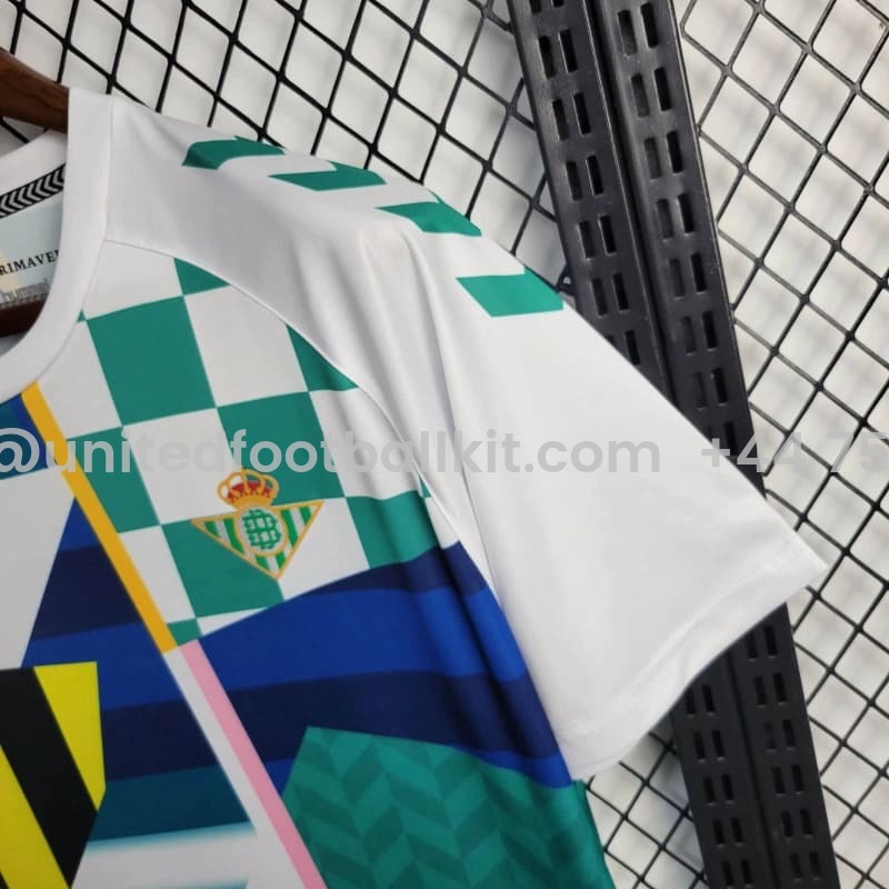 Unitedfootballkit.com | Real Betis 2024 Spring Festival Pre-match Jersey - Fans Version -Customize Name, Number and Patch | Worldwide Shipping
