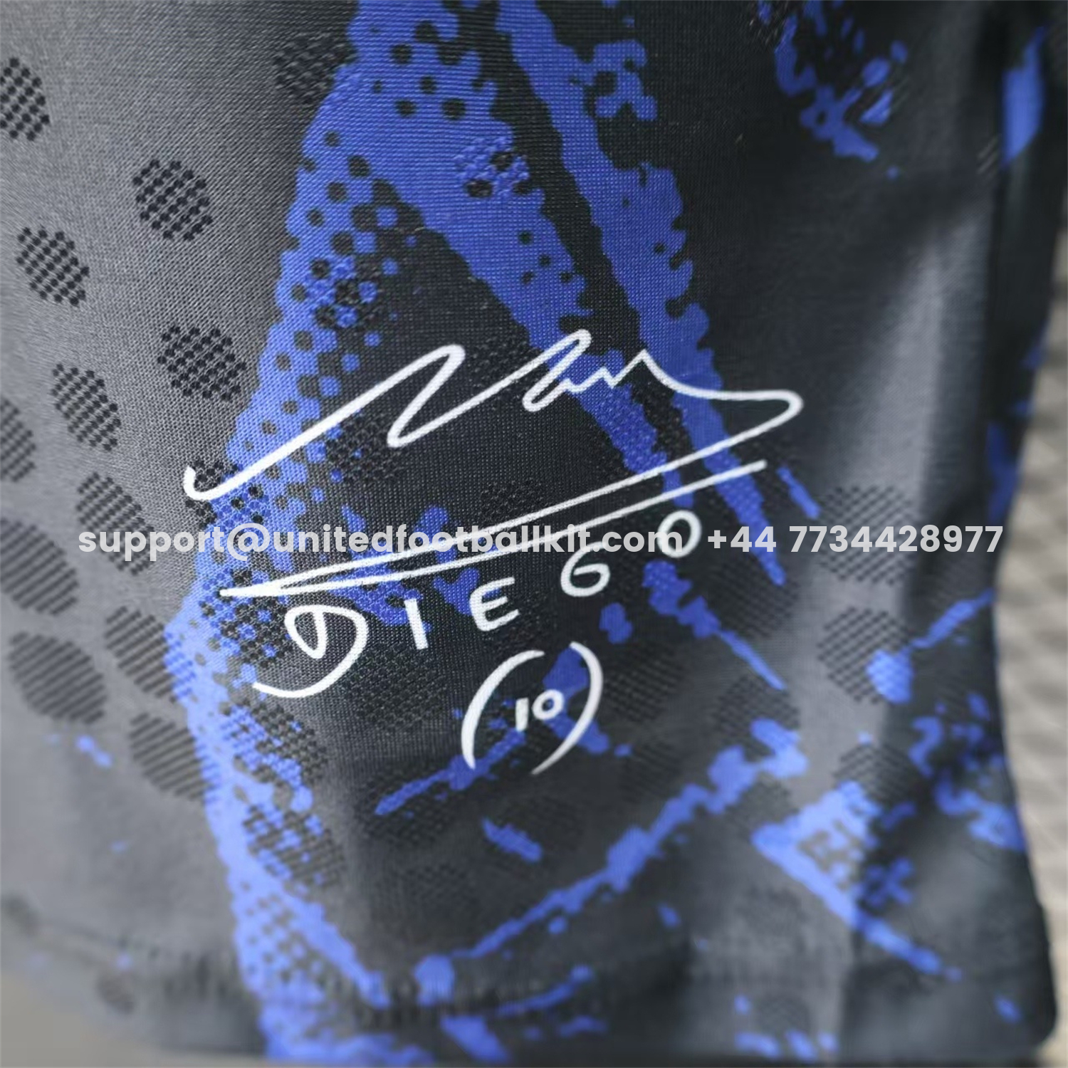 Unitedfootballkit.com | Argentina 2026 Blue Maradona Special Kit - Player Version -Customize Name, Number and Patch | Worldwide Shipping