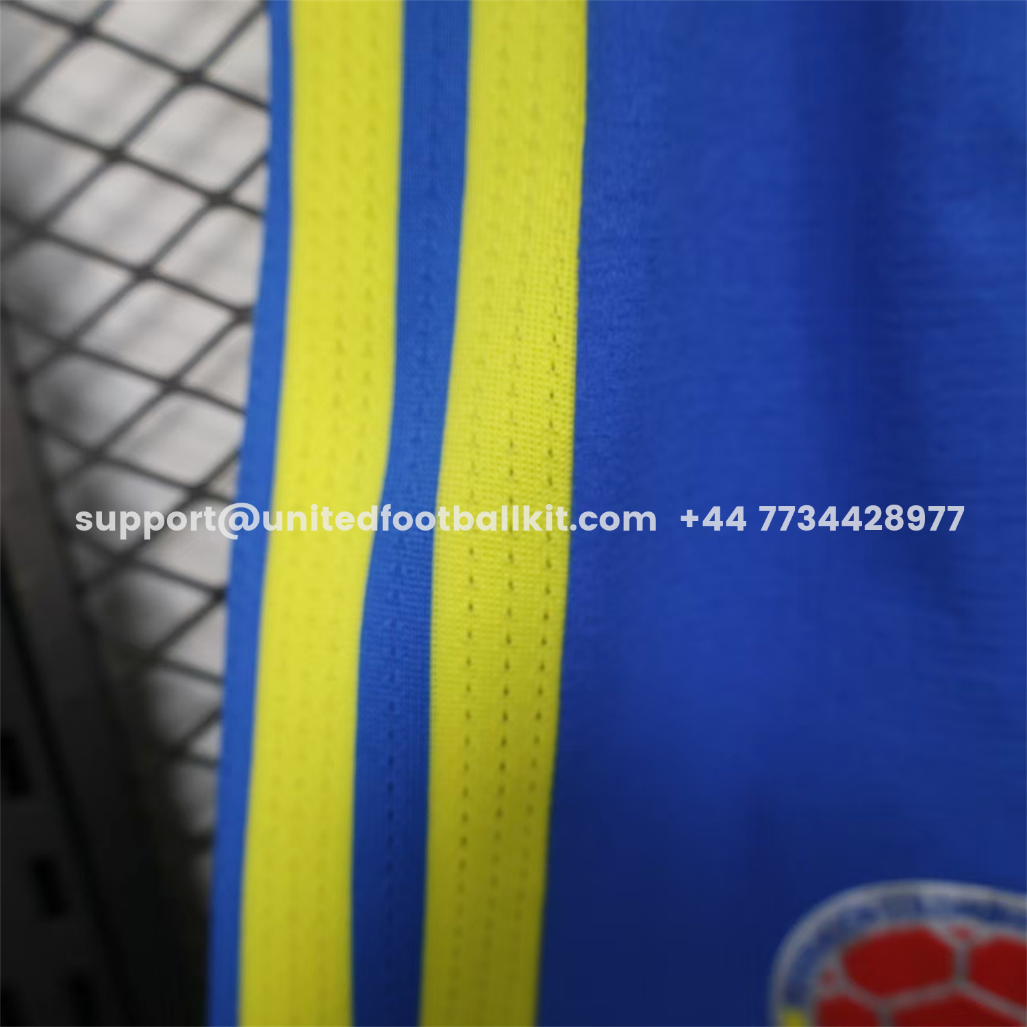 Unitedfootballkit.com | Colombia 2026 Blue Shorts - Player Version -Customize Name, Number and Patch | Worldwide Shipping