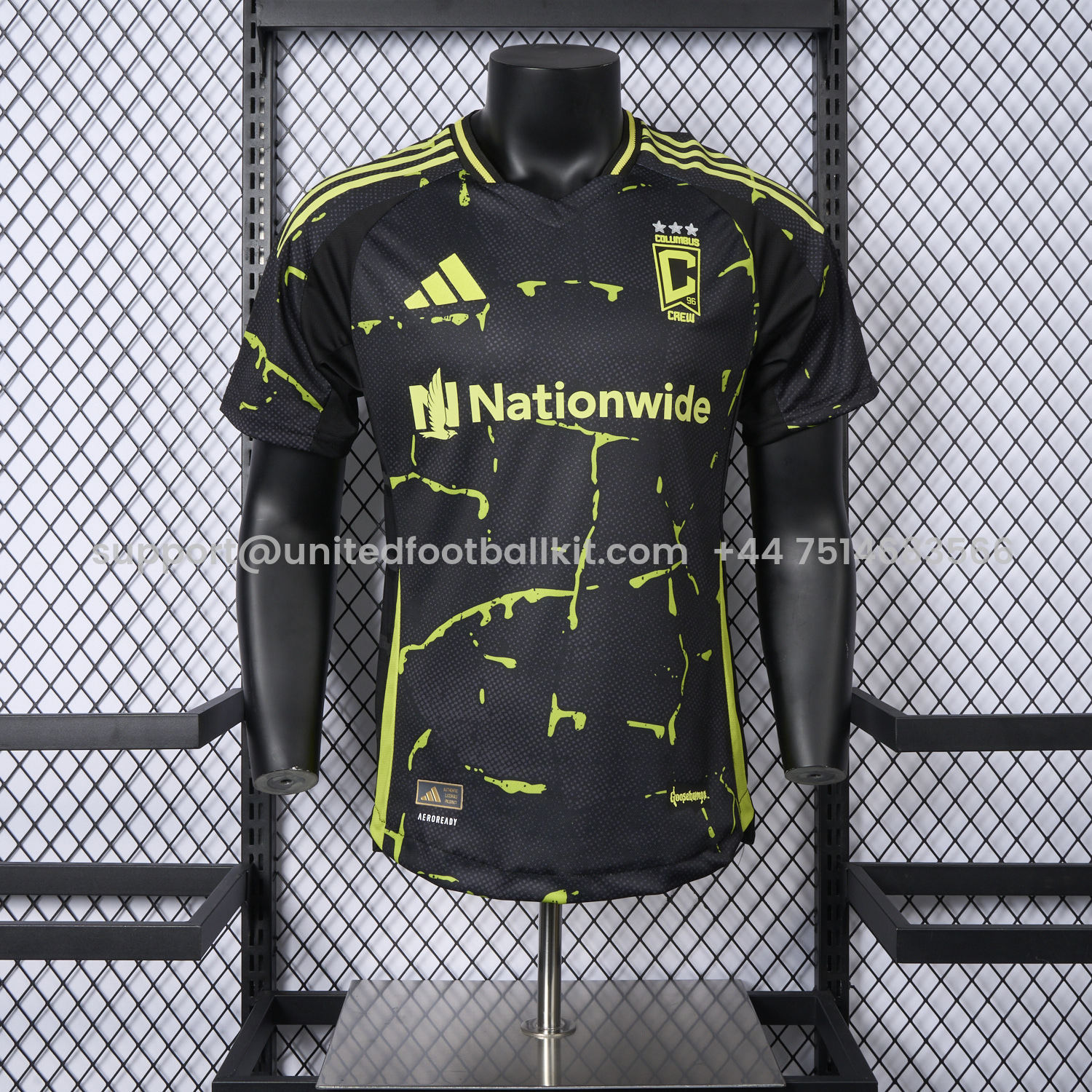 Unitedfootballkit.com | Columbus Crew 2025 Away Jersey - Player Version -Customize Name, Number and Patch | Worldwide Shipping