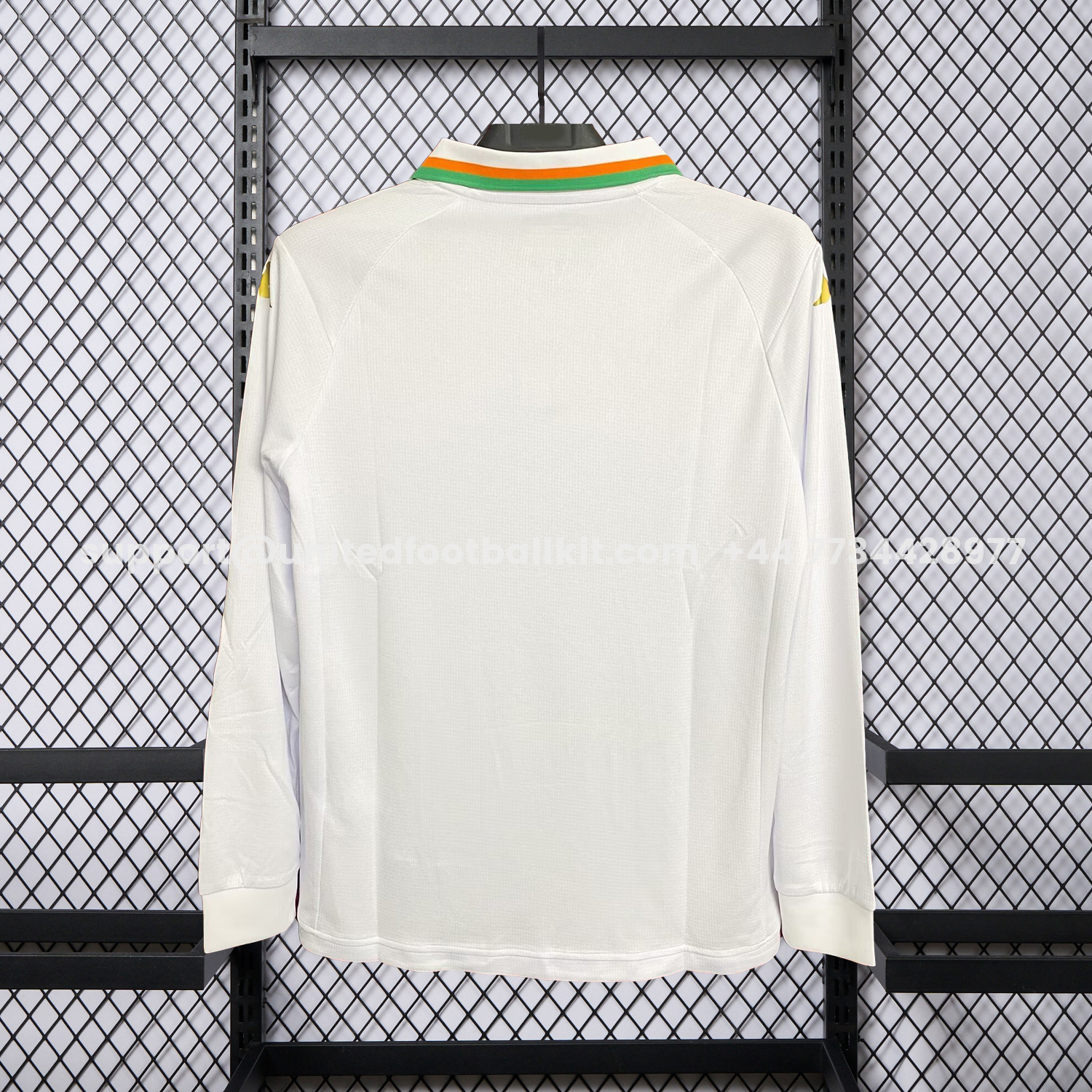 Unitedfootballkit.com | Retro Venezia FC 23-24 Away Pre-Season Unsponsored White Long Sleeves Jersey - Fans Version -Customize Name, Number and Patch | Worldwide Shipping