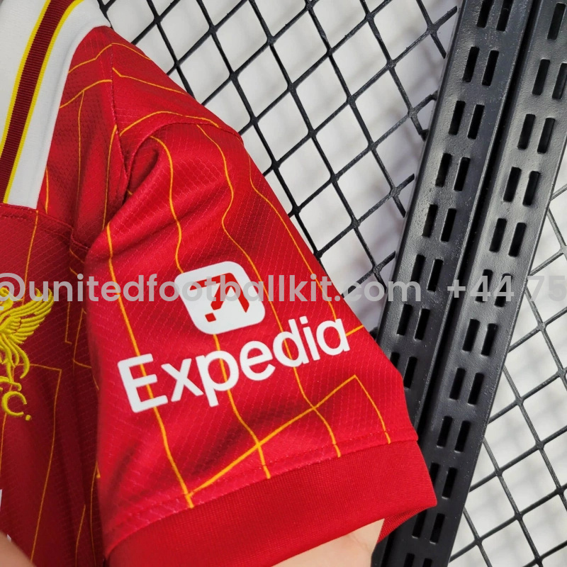 Unitedfootballkit.com | Women's Liver.pool 24-25 Home Jersey -Customize Name, Number and Patch | Worldwide Shipping