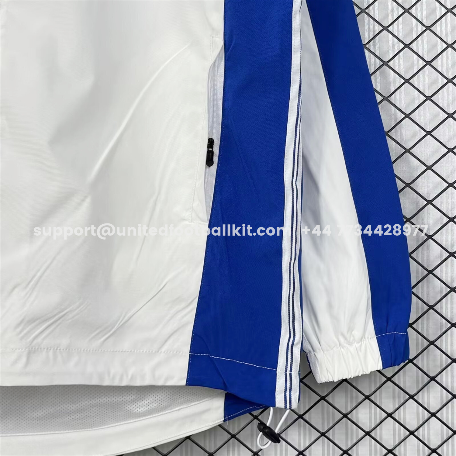 Unitedfootballkit.com | Retro Brazil 1998 White Windbreaker -Customize Name, Number and Patch | Worldwide Shipping