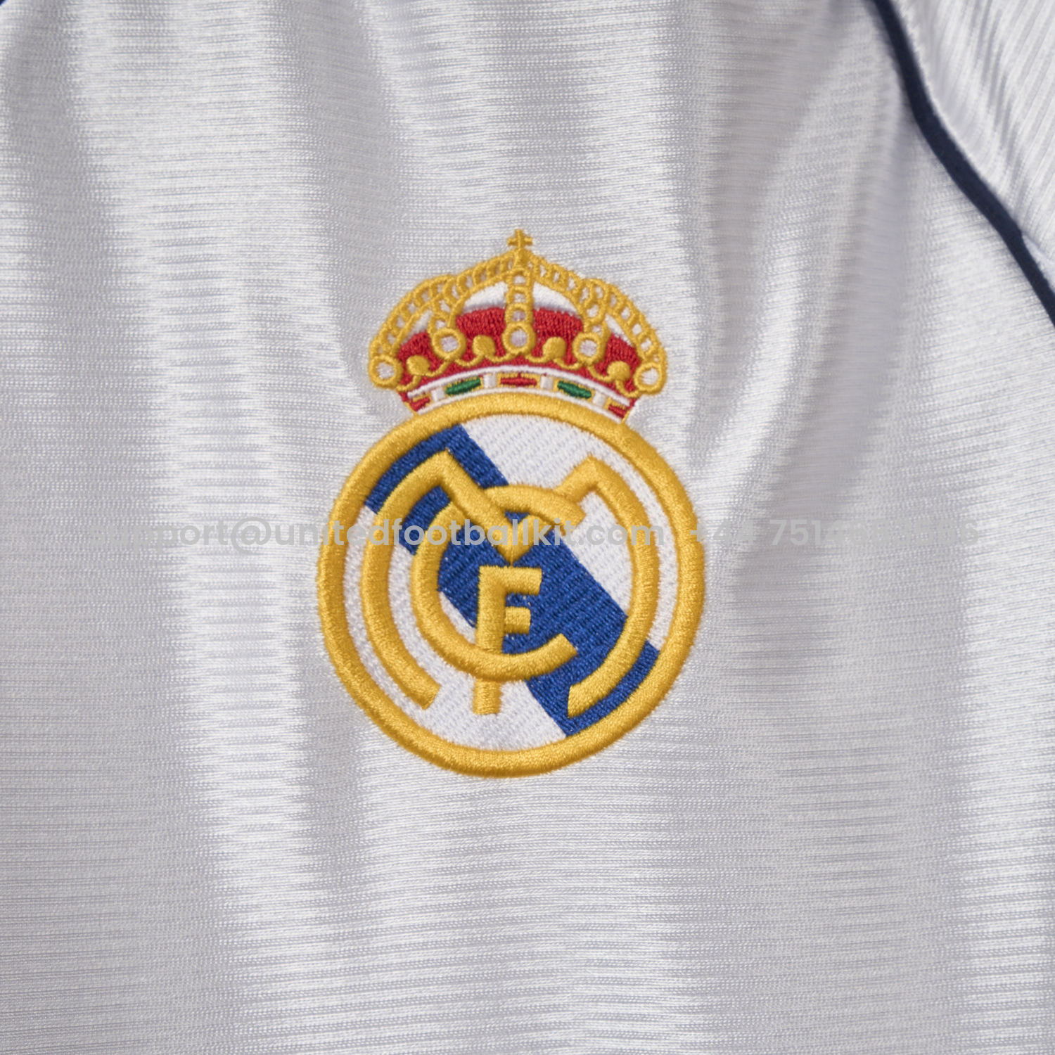 Unitedfootballkit.com | Retro Real Madrid 1998-00 Home Stadium Jersey -Customize Name, Number and Patch | Worldwide Shipping