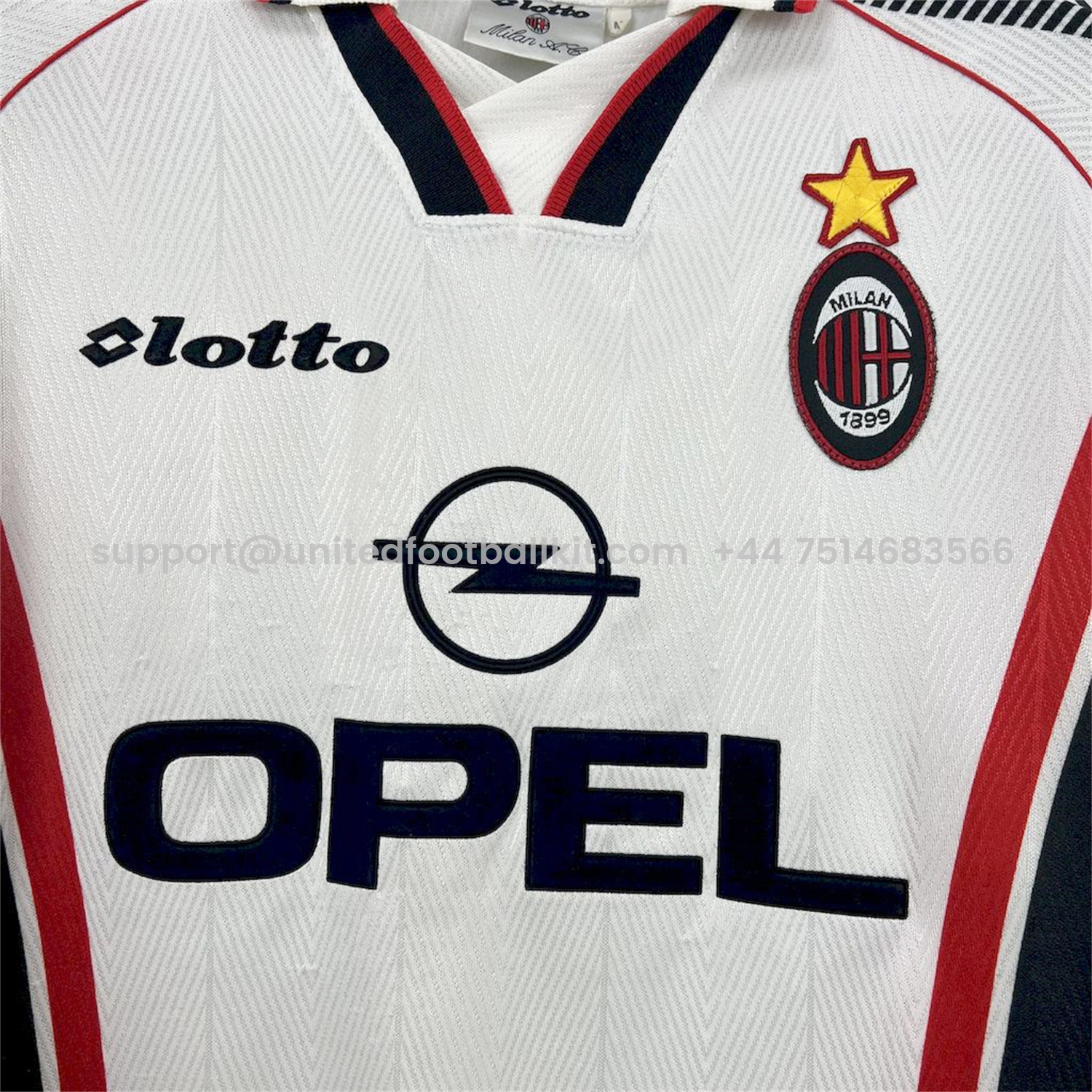 Unitedfootballkit.com | Retro AC Milan 1997-98 Away Jersey -Customize Name, Number and Patch | Worldwide Shipping