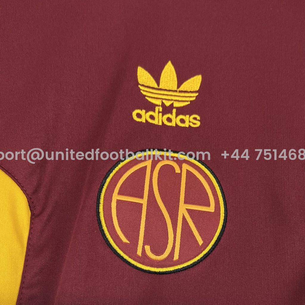 Unitedfootballkit.com | AS Roma 24-25 Originals LFSTLR T-Shirt - Deep Red -Customize Name, Number and Patch | Worldwide Shipping