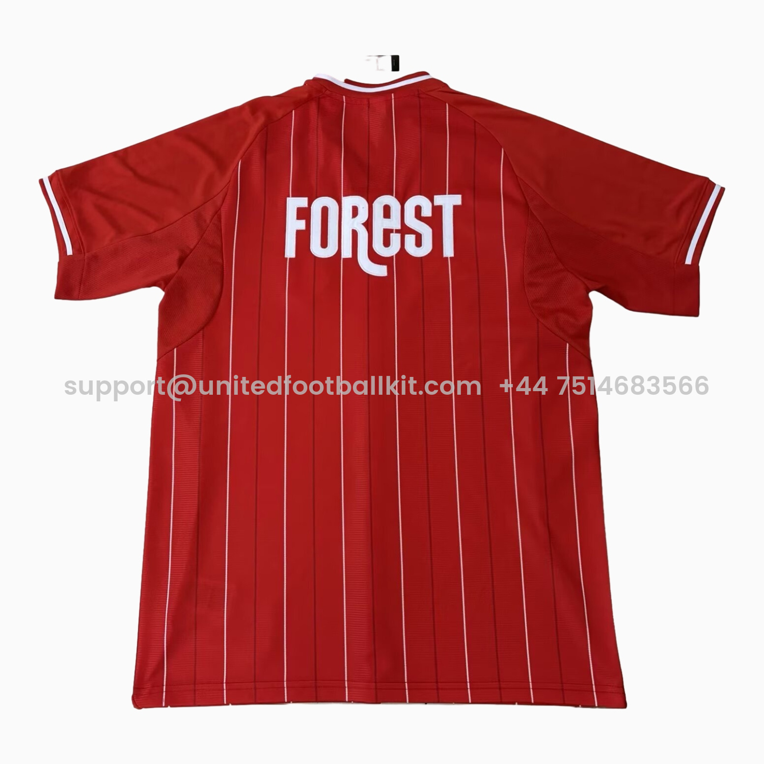 Unitedfootballkit.com | Nottingham Forest 25-26 Red Baseball Jersey -Customize Name, Number and Patch | Worldwide Shipping