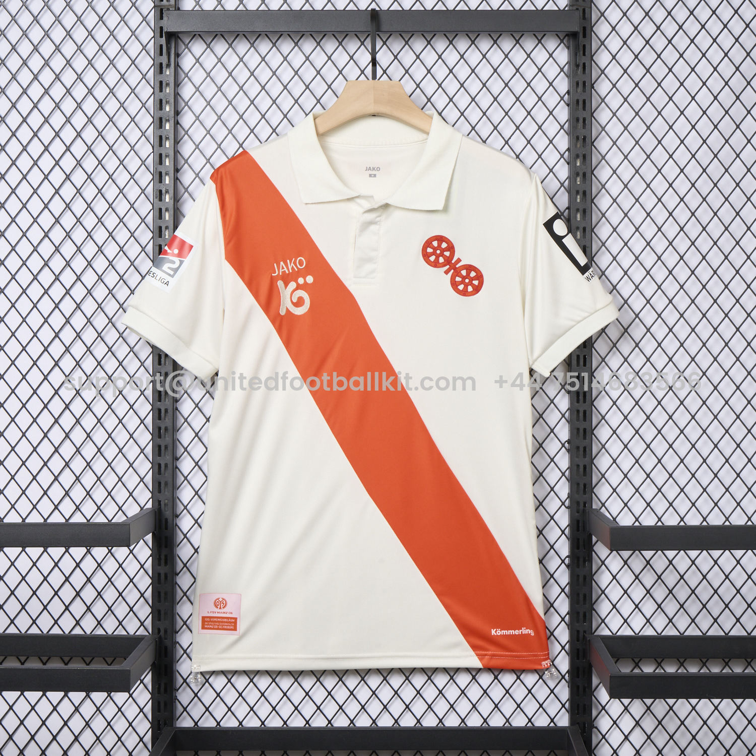 Unitedfootballkit.com | Mainz 2025 120th Anniversary Jersey - Fans Version -Customize Name, Number and Patch | Worldwide Shipping