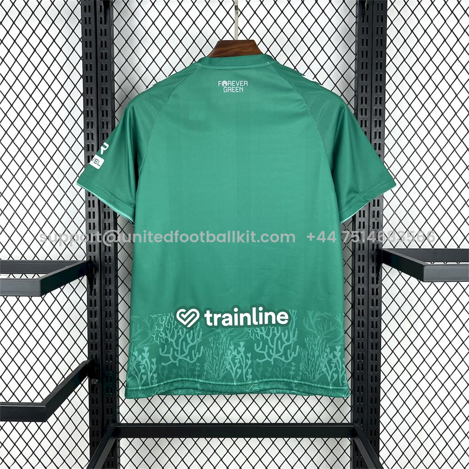 Unitedfootballkit.com | Real Betis 24-25 Sustainability Jersey - Fans Version -Customize Name, Number and Patch | Worldwide Shipping