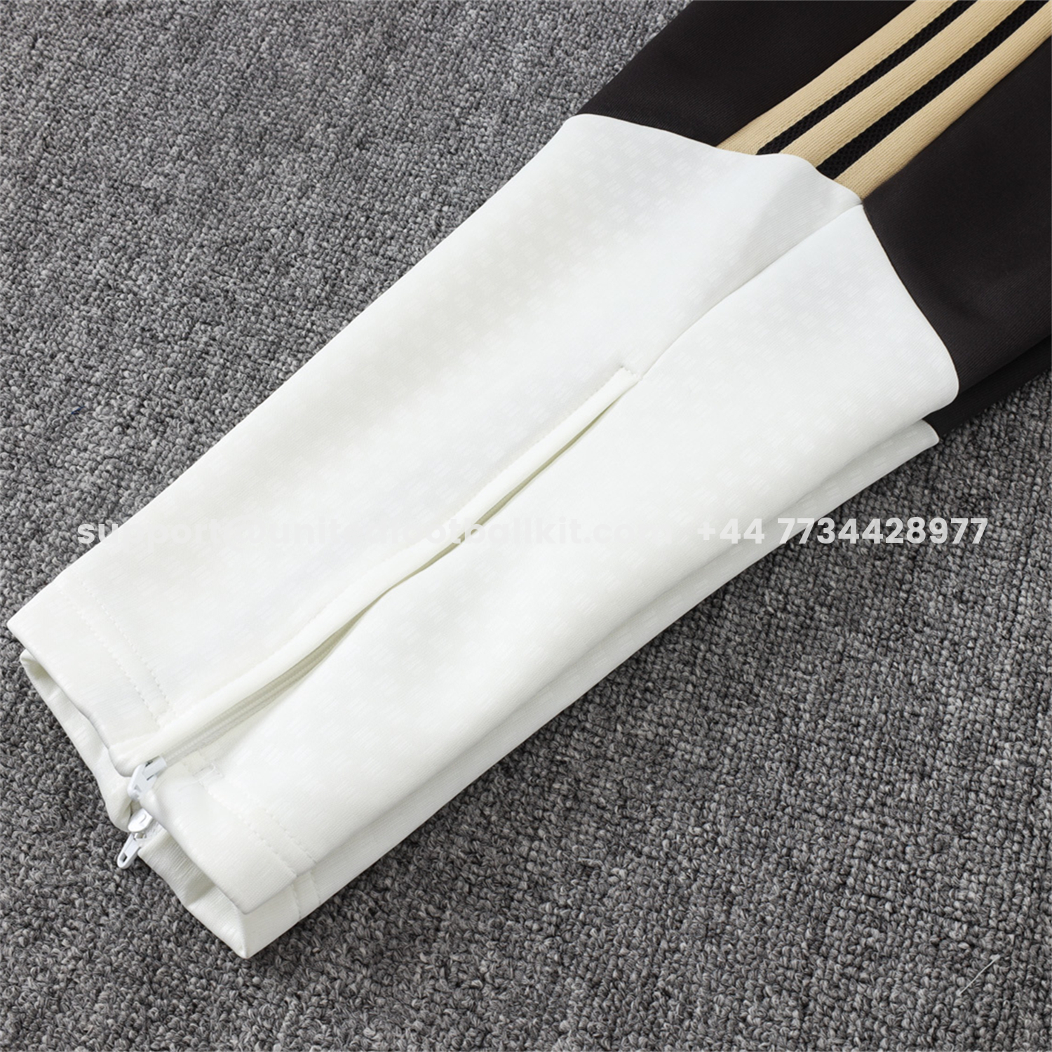 Unitedfootballkit.com | Flamengo 2026 Jacket Training Tracksuit - White Jackets & Black Pants -Customize Name, Number and Patch | Worldwide Shipping