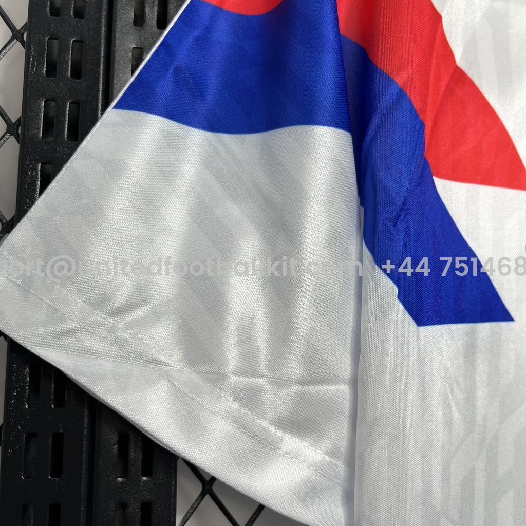 Unitedfootballkit.com | Retro Glasgow Rangers 1990-92 Away Jersey -Customize Name, Number and Patch | Worldwide Shipping