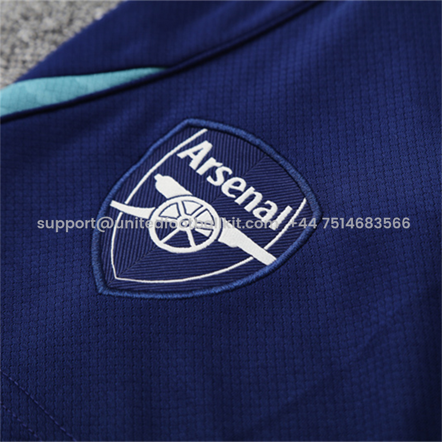 Unitedfootballkit.com | Arsenal 25-26 Kids Short-Sleeve Training Set - Green Top and Deep Blue Shorts -Customize Name, Number and Patch | Worldwide Shipping