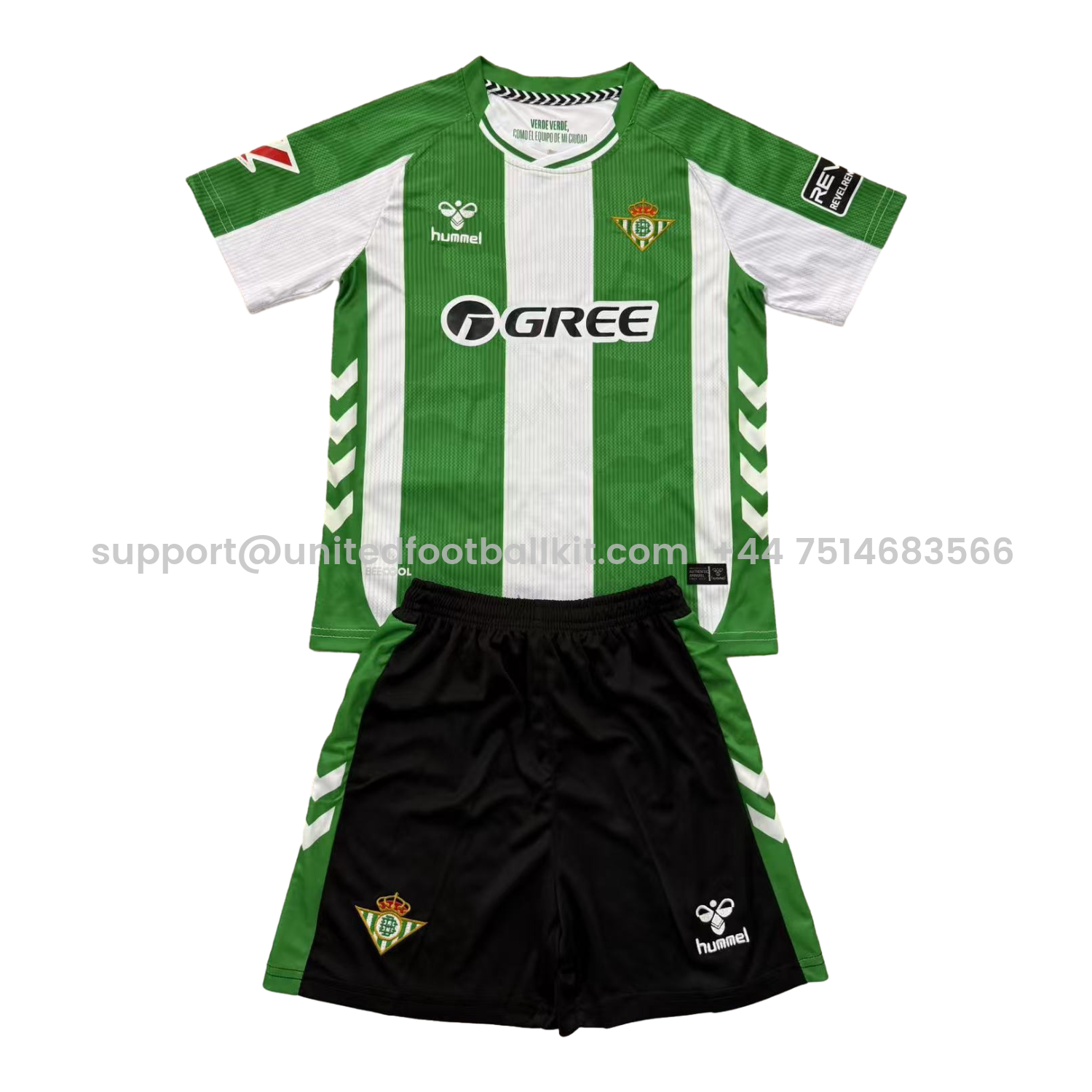 Unitedfootballkit.com | Real Betis 25-26 Home Men's Adult Jersey Set - Fans Version -Customize Name, Number and Patch | Worldwide Shipping
