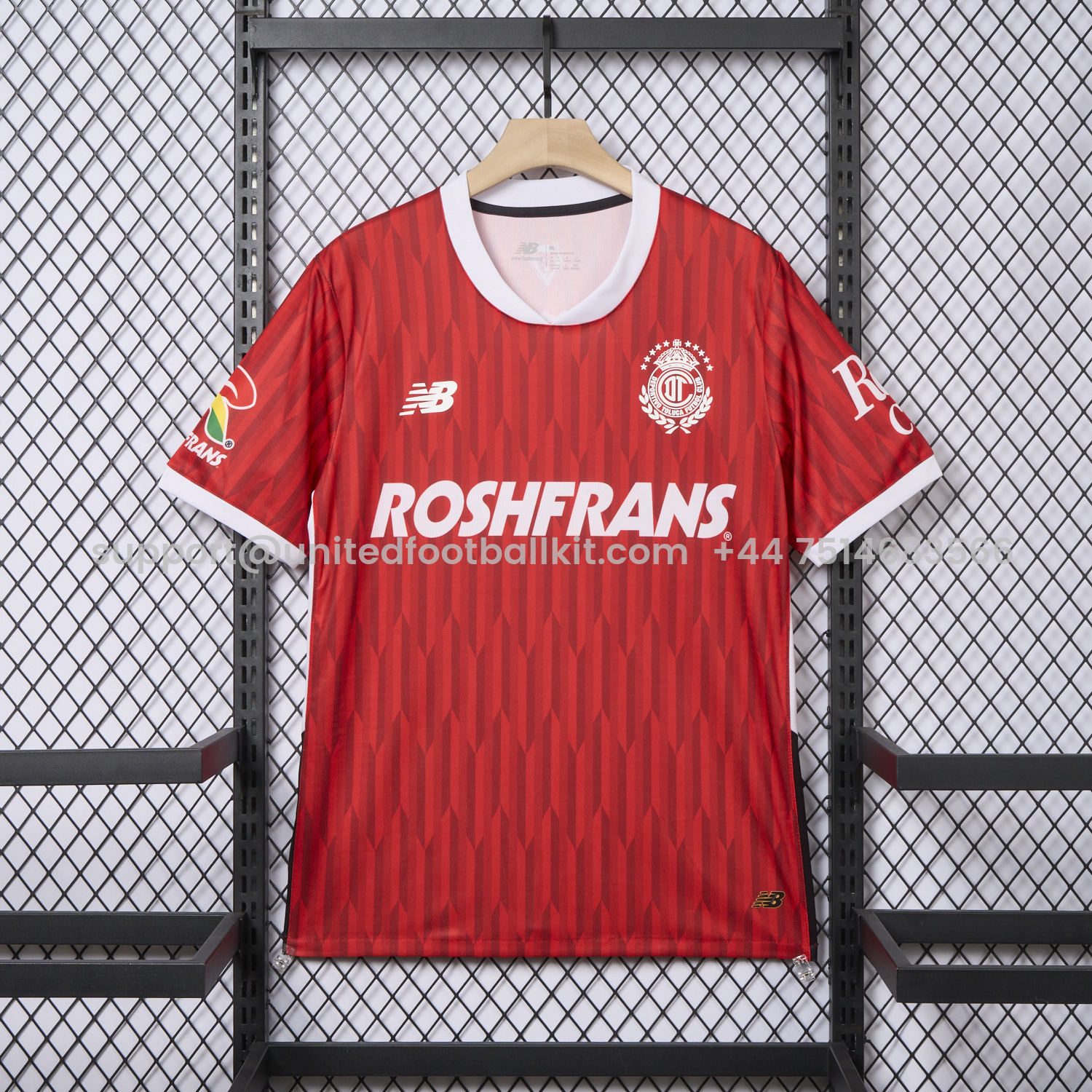 Unitedfootballkit.com | Toluca 24-25 Home Jersey - Fans Version -Customize Name, Number and Patch | Worldwide Shipping